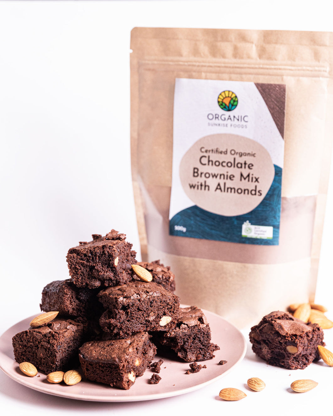 Chocolate Brownie Mix with Almonds